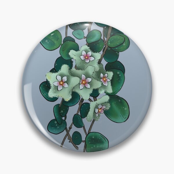 Item preview, Hoya serpens splash in bloom illustration designed and sold by Wieskunde.