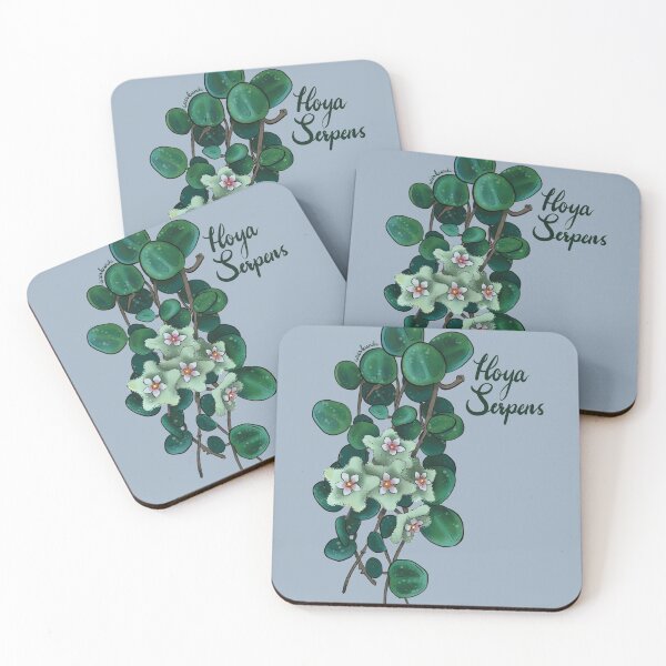 Item preview, Hoya serpens splash in bloom illustration designed and sold by Wieskunde.