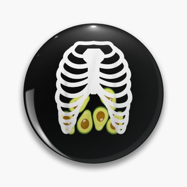 Item preview, Avocado Ribcage Inspired Avocado Lover Related Vegan Vegetar  designed and sold by melisenda.