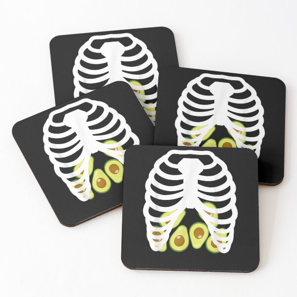Item preview, Avocado Ribcage Inspired Avocado Lover Related Vegan Vegetar  designed and sold by melisenda.