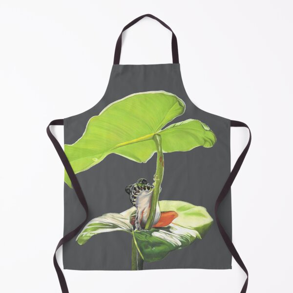 Item preview, New Dawn Frog art grey background designed and sold by IslesArt.