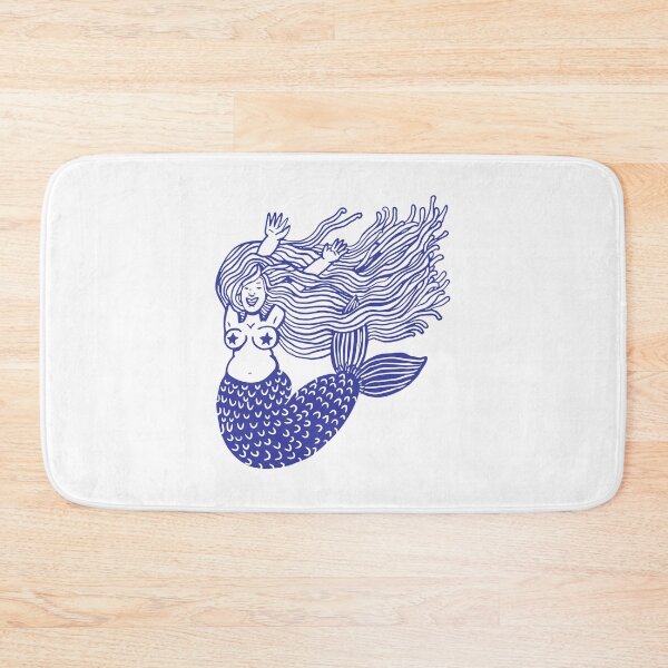 Item preview, Body Positive Beach Body Curvy Mermaid designed and sold by ToastyBopShop.
