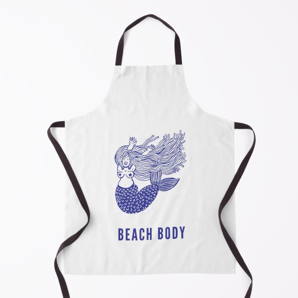 Item preview, Body Positive Beach Body Curvy Mermaid designed and sold by ToastyBopShop.