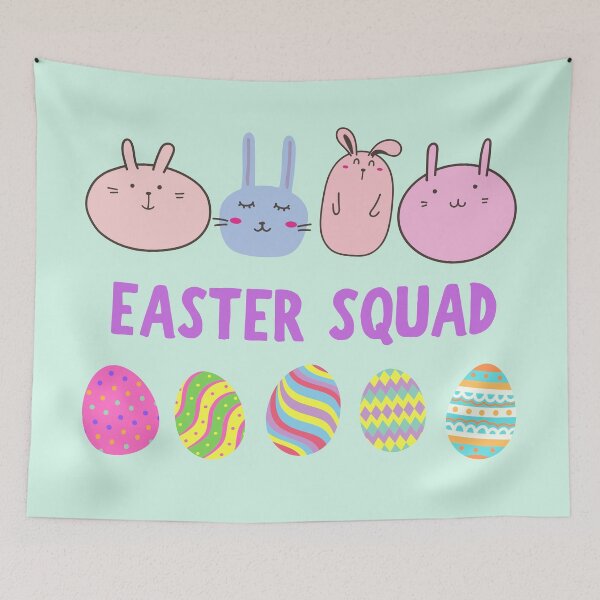 Item preview, Easter Bunny Rabbit Squad Celebration designed and sold by HappyPeeps.