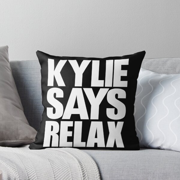 Item preview, Kylie Minogue - Kylie Says Relax (white text) designed and sold by shadoboxer.