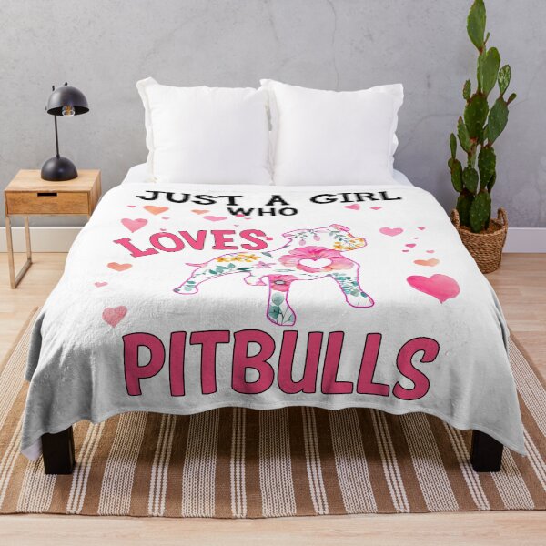 Item preview, Just A Girl Who Loves Pitbulls designed and sold by Maxartdesigns.