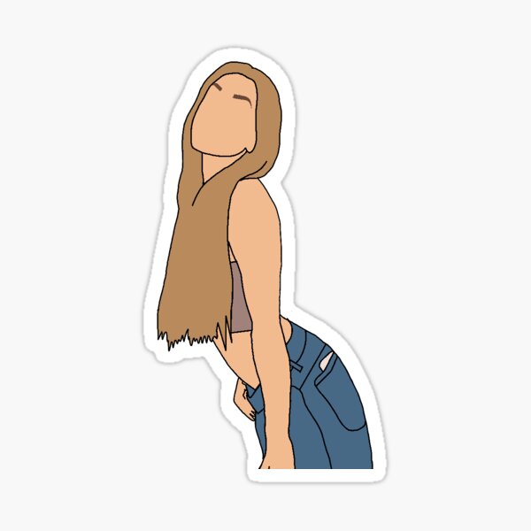 &ldquo;Cynthia Parker&rdquo; Sticker for Sale by eva-aestheticcc | Redbubble