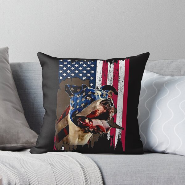 Item preview, Pitbull 3D American Flag designed and sold by BirdJamarcus.