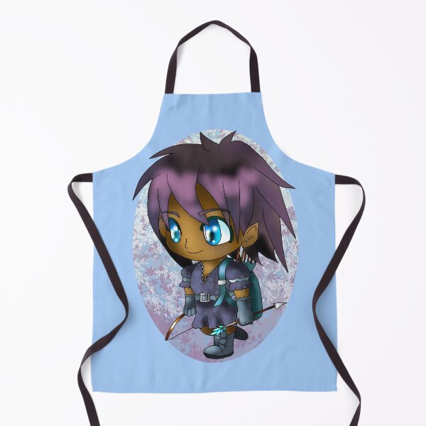 Item preview, kawaii dnd elf archer in purple for dungeons and dragons fans designed and sold by CuisineCat.