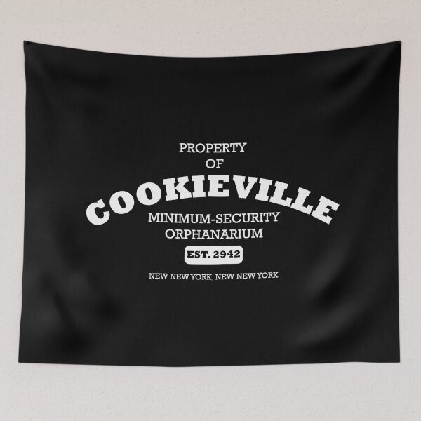 Item preview, Cookieville Minimum-Security Orphanarium(white text) designed and sold by BishopCras.