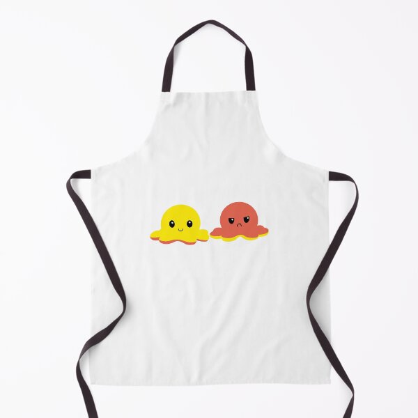 Item preview, Mad/Happy Red/Yellow Octopus Plush designed and sold by tbcalligraphy.