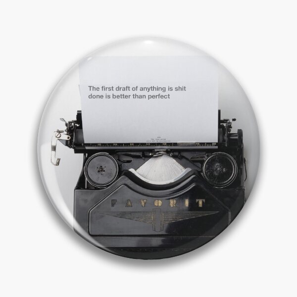 Artikelvorschau, The draft of anything is shit. Done is better than perfect. | GKE-MF-BetterDraft entworfen und verkauft von hatgirldesign.