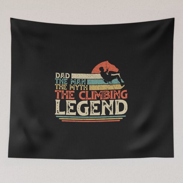 Item preview, Climbing Dad, Vintage Rock Climbing Dad designed and sold by DreamColor.