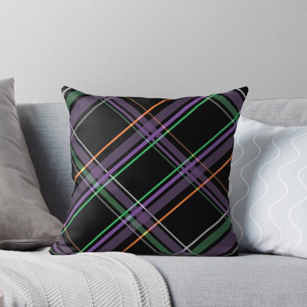 Item preview, Purple, orange and green plaid diagonal line pattern designed and sold by BLMcreations.