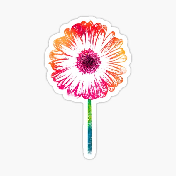 Gerbera Sticker