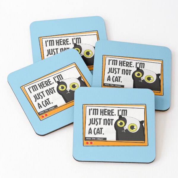 Item preview, I'm here. I'm just not a cat. Funny design designed and sold by Atrayos.