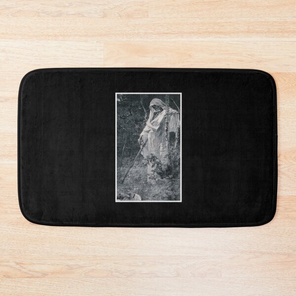 Item preview, Death And The Woodcutter Leon Augustin Occult Illustration designed and sold by A-Fashion.