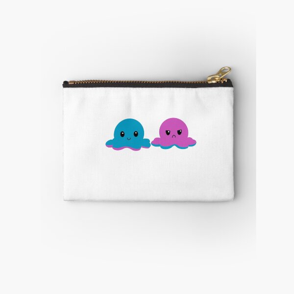 Item preview, Mad/Happy Blue/Purple Octopus Plush designed and sold by tbcalligraphy.