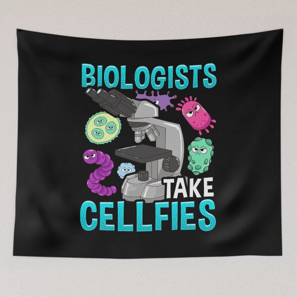 Item preview, Cute Biologists Take Cellfies Microscope Pun designed and sold by perfectpresents.