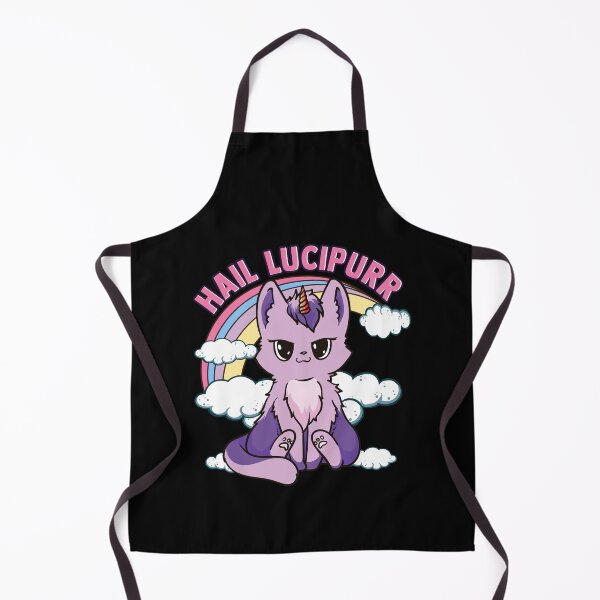 Item preview, Funny Satanic Hail Lucipurr Cute Goth Kitten Pun designed and sold by perfectpresents.