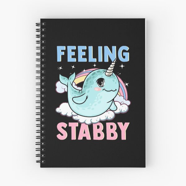 Item preview, Funny Feeling Stabby Cute Narwhal Horned Whale Pun designed and sold by perfectpresents.
