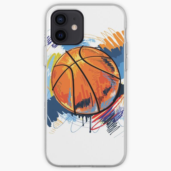 Basketball graffiti art iPhone Soft Case