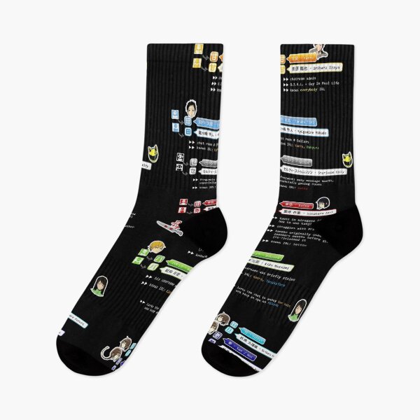 Item preview, Durarara Information Chat (black) designed and sold by LokittyLevi.