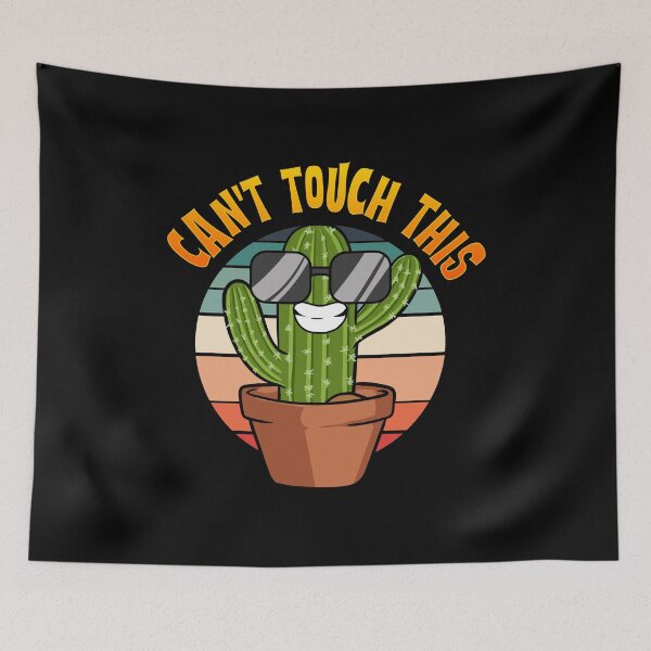Item preview, Cute & Funny Can't Touch This Cactus Plant Pun designed and sold by perfectpresents.