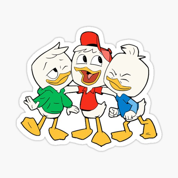 Huey, Dewey, and Louie - ducktales Sticker