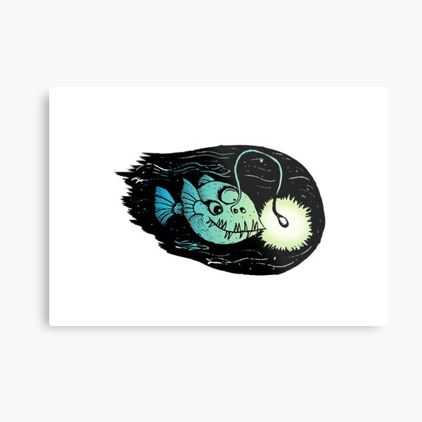 Anglerfish Metal Print