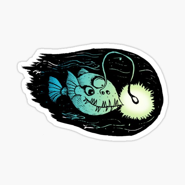Anglerfish Sticker