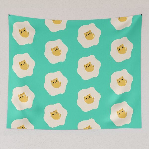 Item preview, Cute funny cat egg designed and sold by TheHappyDoodler.