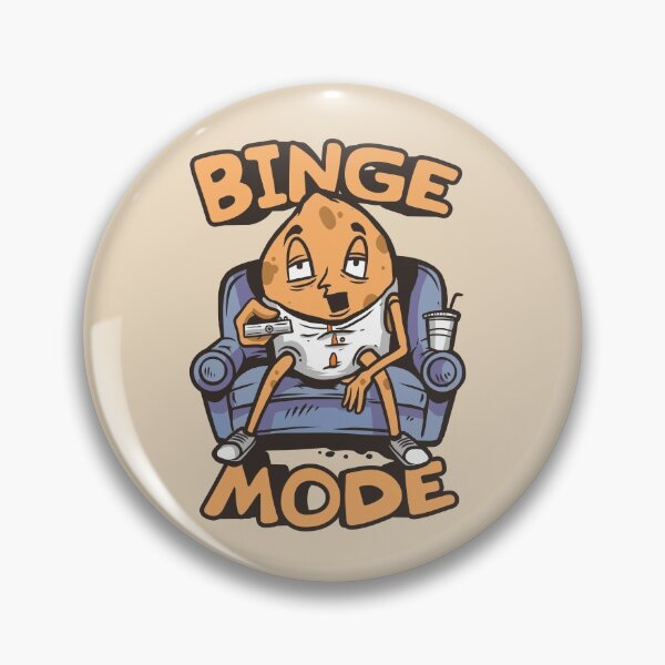 Item preview, Couch Potato in Binge Mode designed and sold by SLAG-Creative.