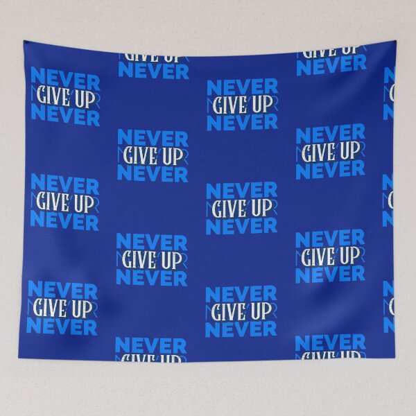 Item preview, Never, Never, Never Give Up designed and sold by retro87tee.
