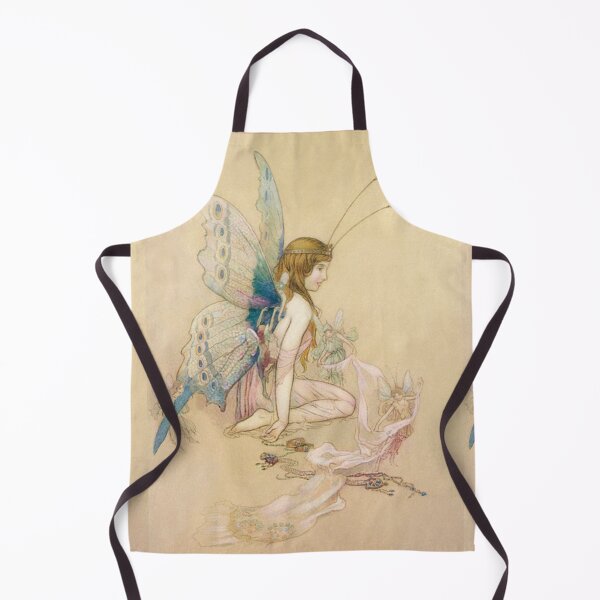 Item preview, there may be fairies vintage illustration art - Warwick Goble designed and sold by Vintage Designs +.