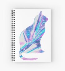 Cuaderno de espiral Gatito holográfico
