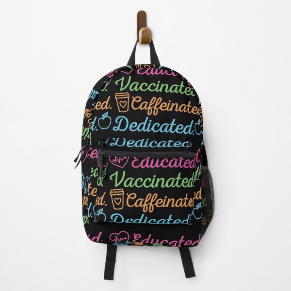 Item preview, Educated Vaccinated Caffeinated Dedicated Teacher Life 2021  designed and sold by Tishirta Store.