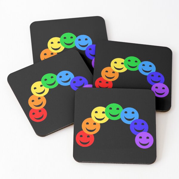 Item preview, Happy Smiling Faces Rainbow Arc  designed and sold by Deborah Camp.