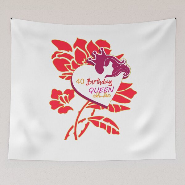 Item preview, 40 Birthday Queen designed and sold by hicham4you.