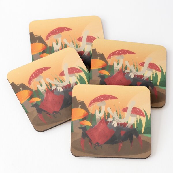 Item preview, Ruby Shroom Shalk designed and sold by Ilona Iske.