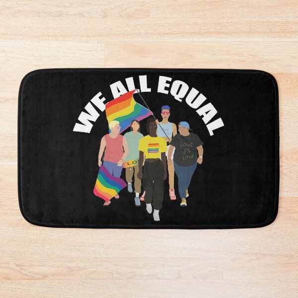 Artikelvorschau, Pride Month 2025 Gleichheit Wir sind alle gleich Happy Pride Month LGBTQ LGBT entworfen und verkauft von KLINESTORE.