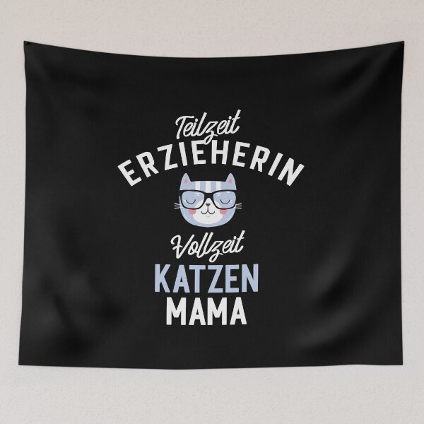 Item preview, Teilzeit Erzieherin Vollzeit Katzenmama designed and sold by betternotes.