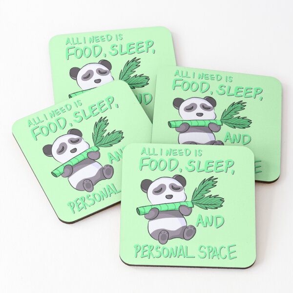 Item preview, Food, Sleep, and Personal Space Panda designed and sold by kitkatzzz.