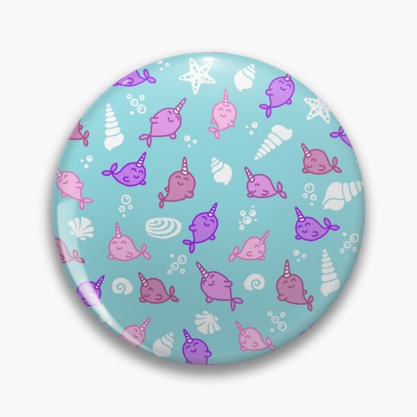 Item preview, Raspberry Ripple Narwhals designed and sold by SherrieMoments.