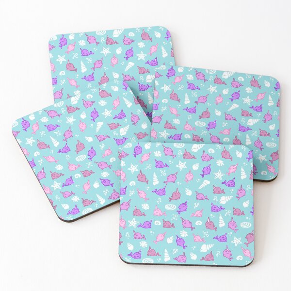 Item preview, Raspberry Ripple Narwhals designed and sold by SherrieMoments.