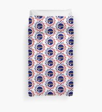 Nauru American Multinational Patriot Flag Series Duvet Cover