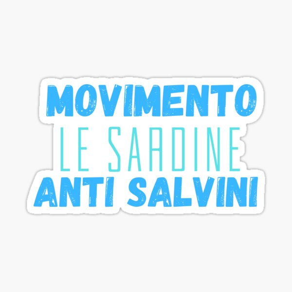 Artikel-Vorschau von Movimento Le Sardine Anti-Salvini, designt und verkauft von CreativeTshirt1.