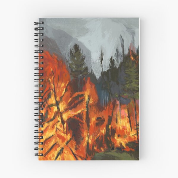 Item preview, fire wood forest paint design  designed and sold by shardana13.