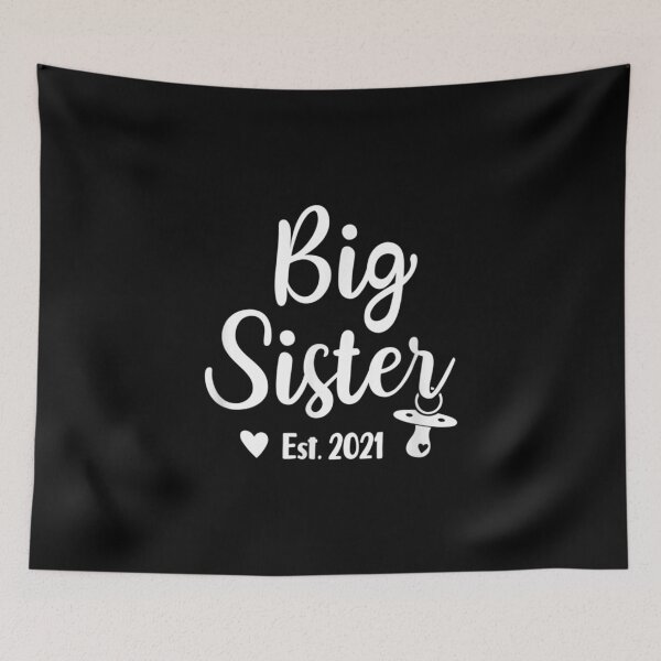 Item preview, Big Sister Est. 2021 Cute Promoted To Big Sister 2021 designed and sold by Gerda668899.