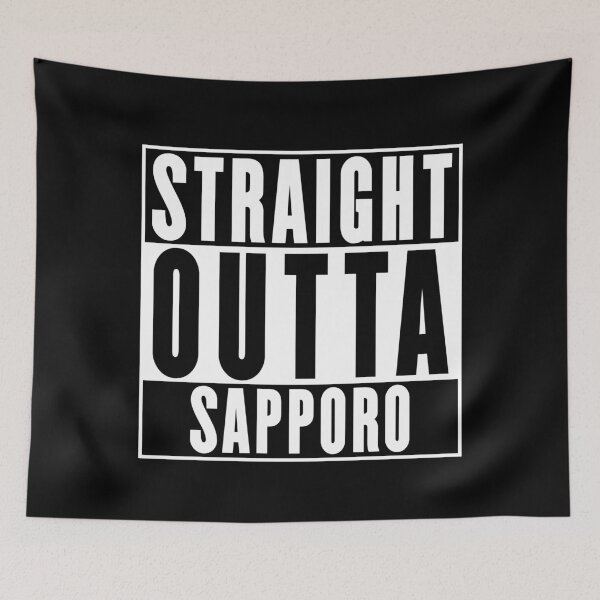 Item preview, Straight Outta Sapporo designed and sold by RandomStuffShop.